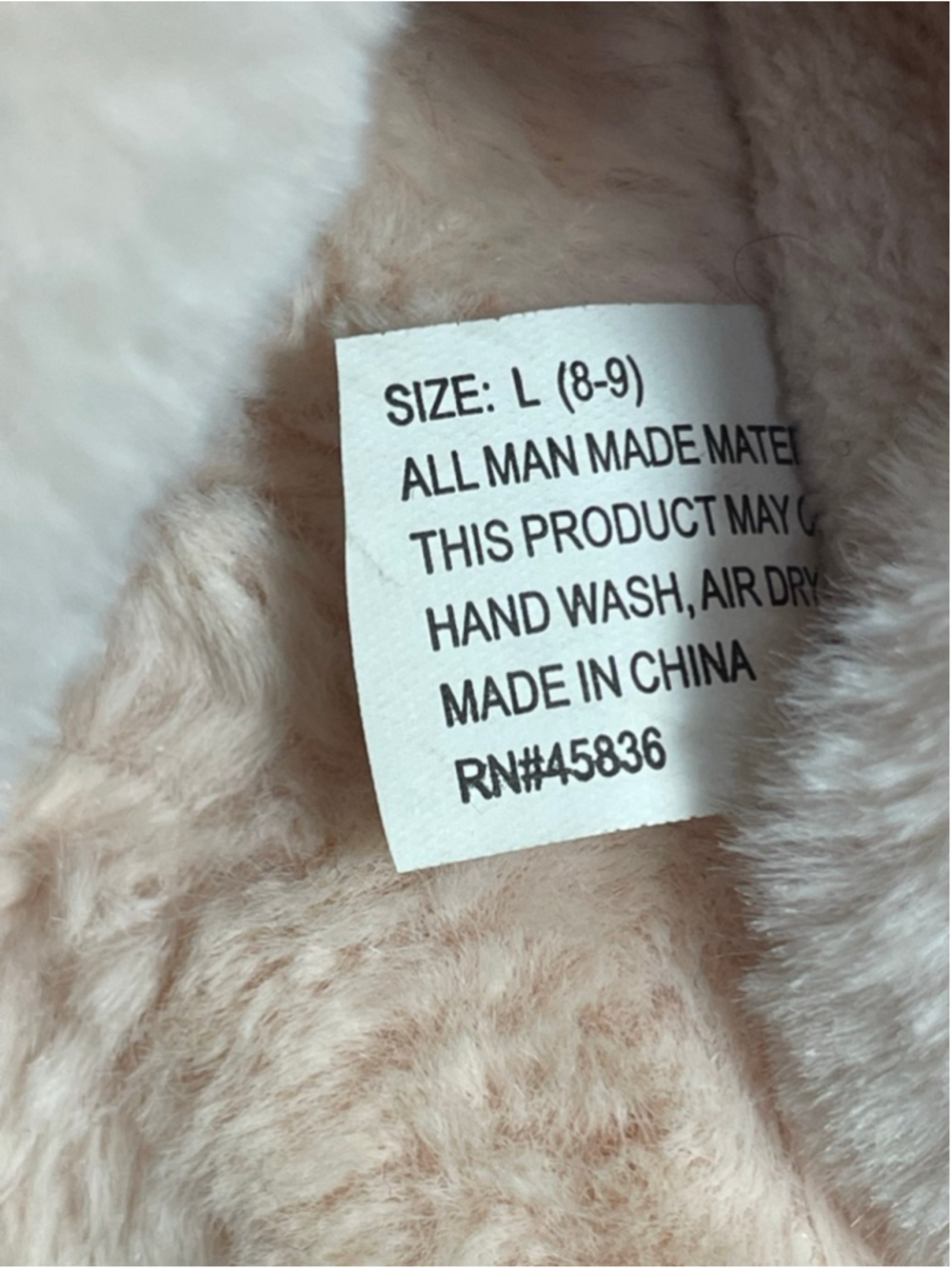 Women's True Religion Pink Faux Fur Slippers Size L (8-9) - Picture 4 of 6